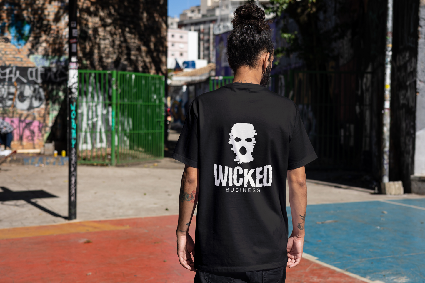 Wicked-SkiMask Mens Tee